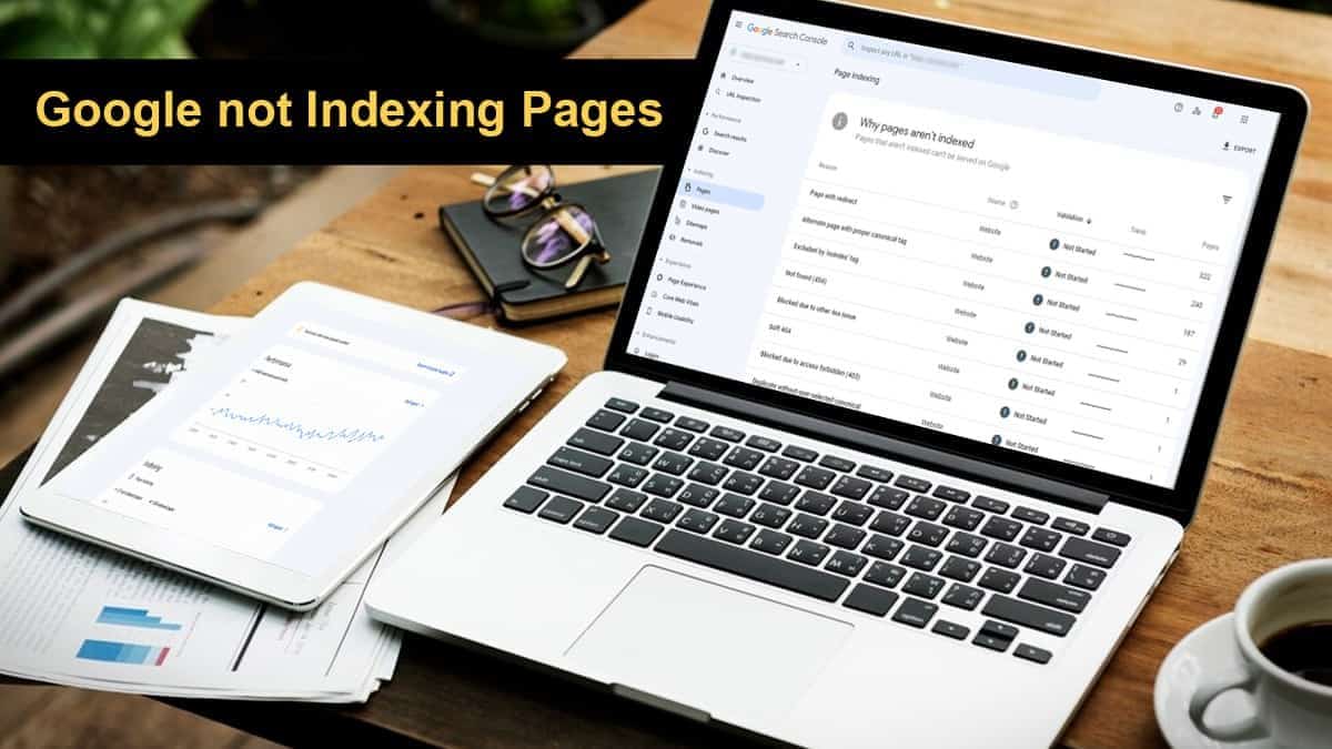 google not indexing pages